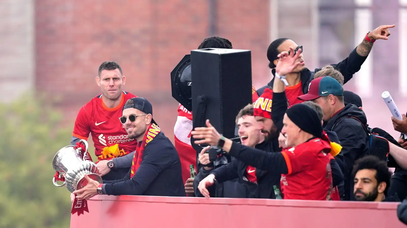 Liverpool players overwhelmed after doubting whether trophy parade was a good idea