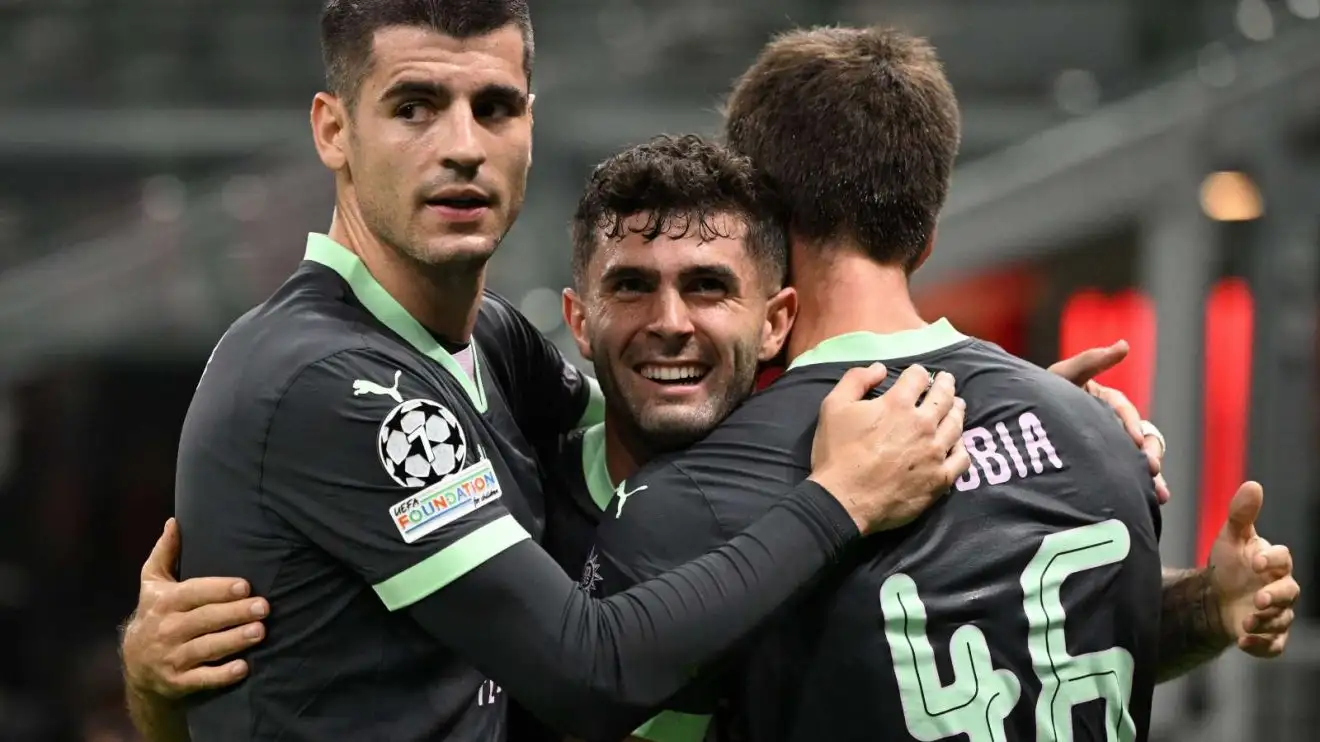 Reported West Ham target Christian Pulisic celebrates his goal